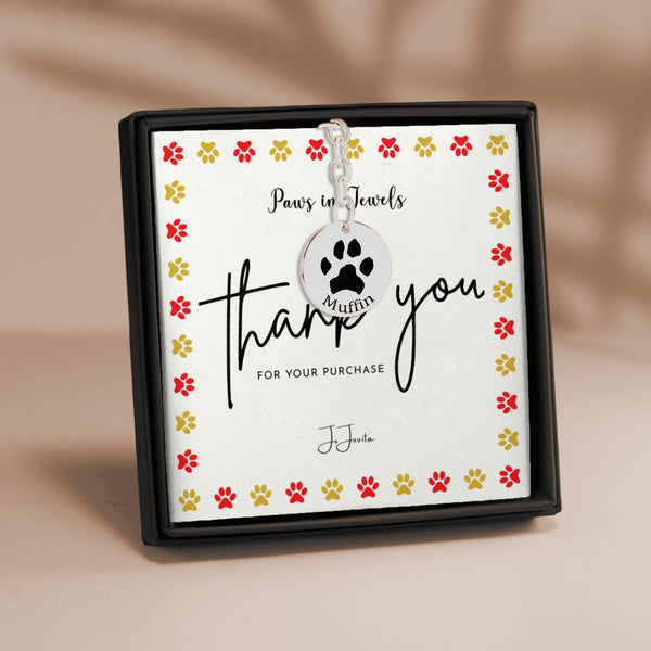 Pawprint Keychain