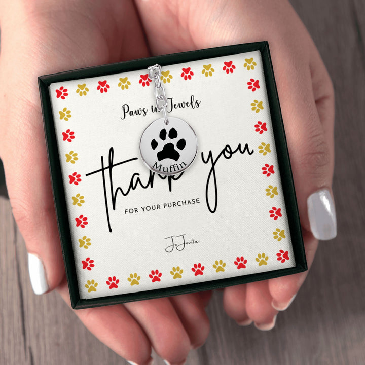 Pawprint Keychain
