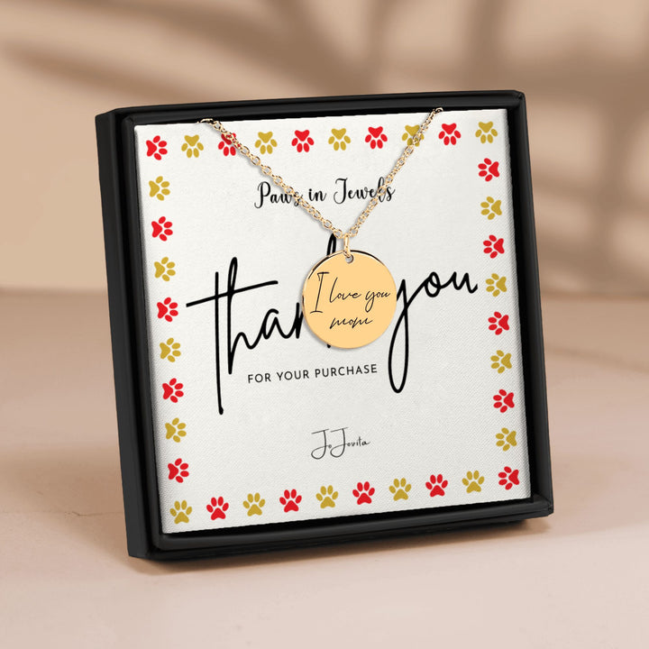 Custom Handwritten Pendant
