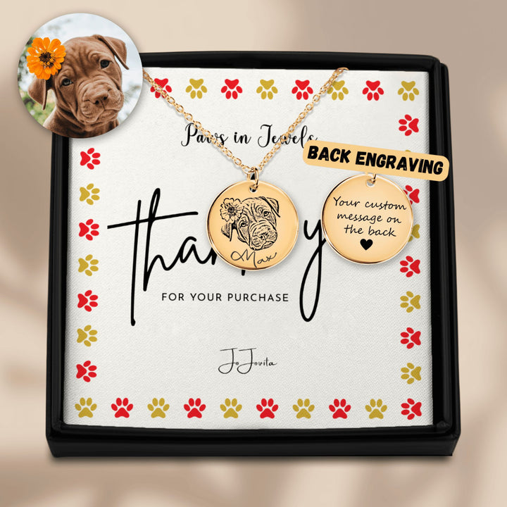 Pet Portrait Necklace