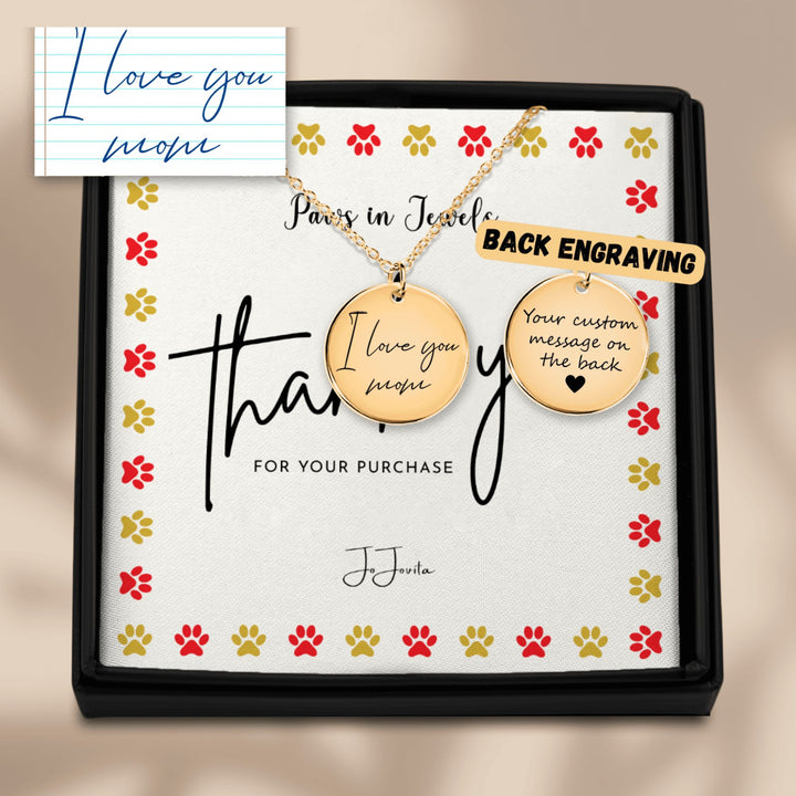 Custom Handwritten Pendant