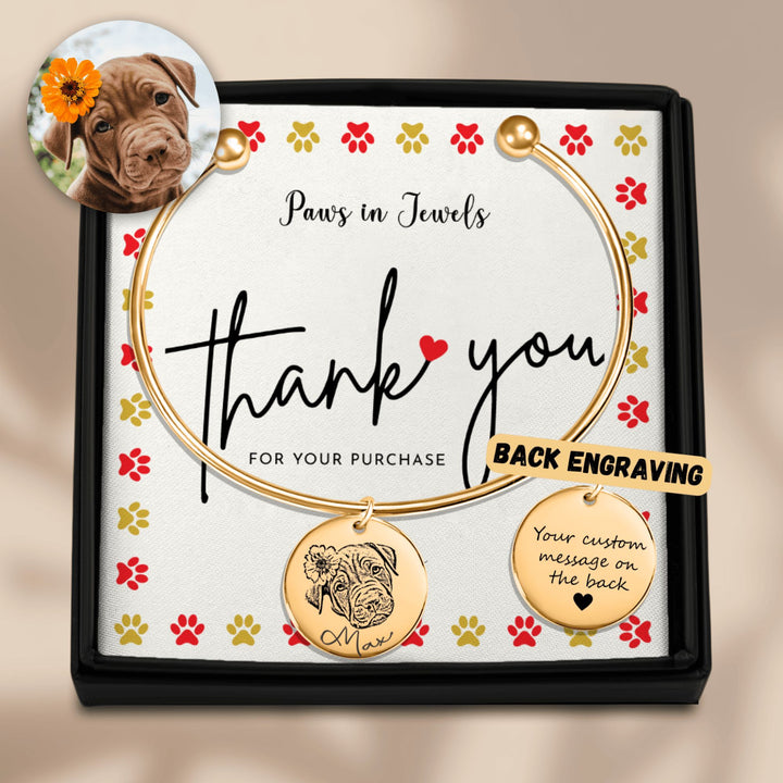 Pet Portrait Bangle